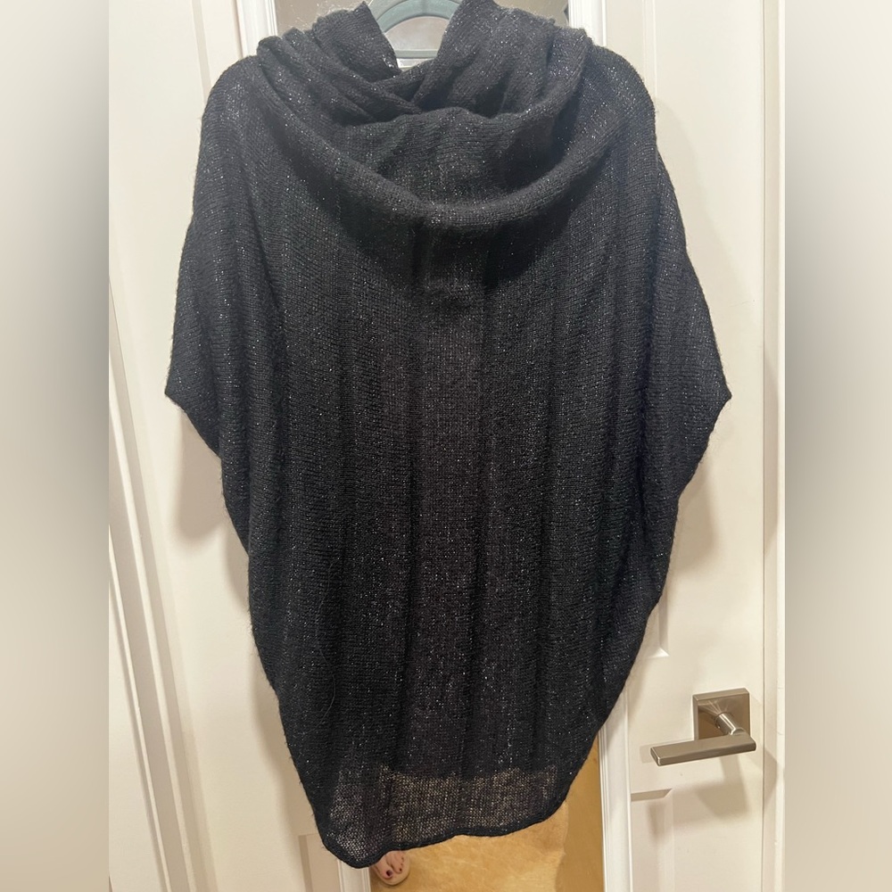 TO THE MAX Mohair Black Cardigan  Sweater / Shrug Women’s Elegant Holiday Style